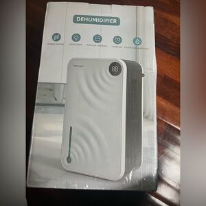 AMZART Dehumidifier (1000 Sq) Dehumidifier for Basement-98oz Water Tank RX02